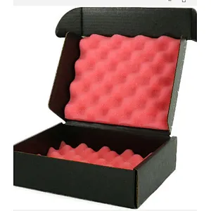 Anti-Static Foam-Lined Corrugated Laptop Box - White noise acoustic panel acoustic panels studio foam