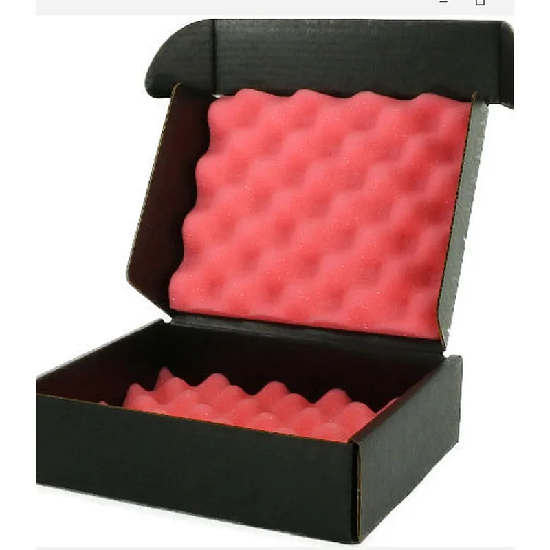 Anti-Static Foam-Lined Corrugated Laptop Box - White noise acoustic panel acoustic panels studio foam