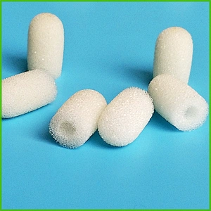 Custom sponge parts print logo mic foam cover custom sponge microphone foam windscreen for microphone