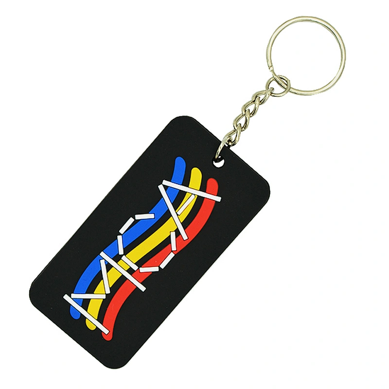 Woman Men Bag Charm Accessories PVC  Key Rings Pendant Gifts Cartoon Cute PVC Figure Keychain