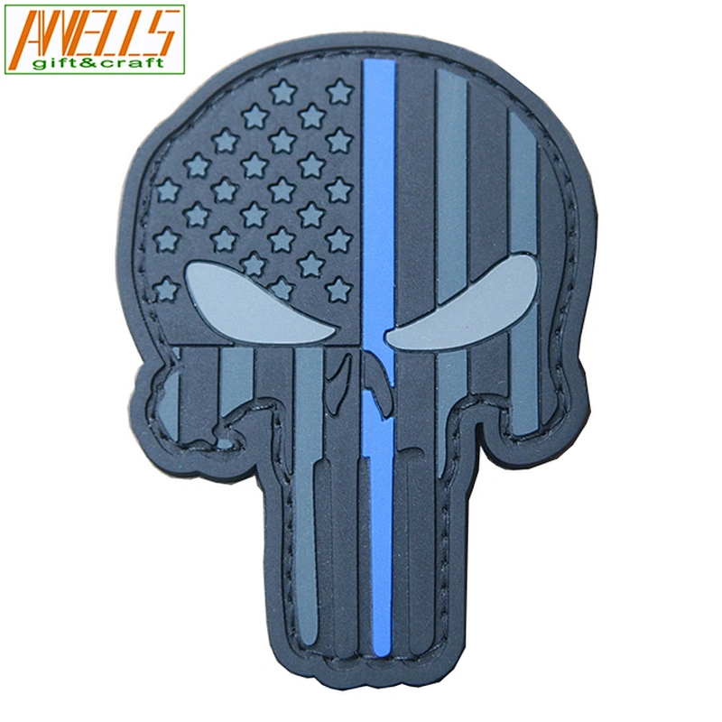 Garment Accessories Custom 3D Embossed Logo Soft PVC Label Rubber Patch for Clothes