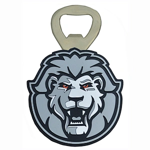 Cartoon Animal Custom Logo Magnetic Soft PVC Rubber Bottle Opener