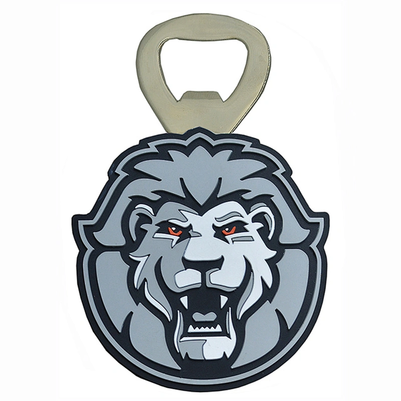 Cartoon Animal Custom Logo Magnetic Soft PVC Rubber Bottle Opener