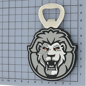 Cartoon Animal Custom Logo Magnetic Soft PVC Rubber Bottle Opener