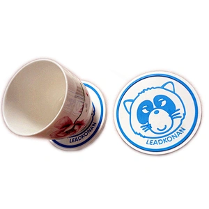 Funny Coasters Pretty Gift PVC Car Coasters for Cup Holders Drinks Absorbent Cute Car Auto Interior