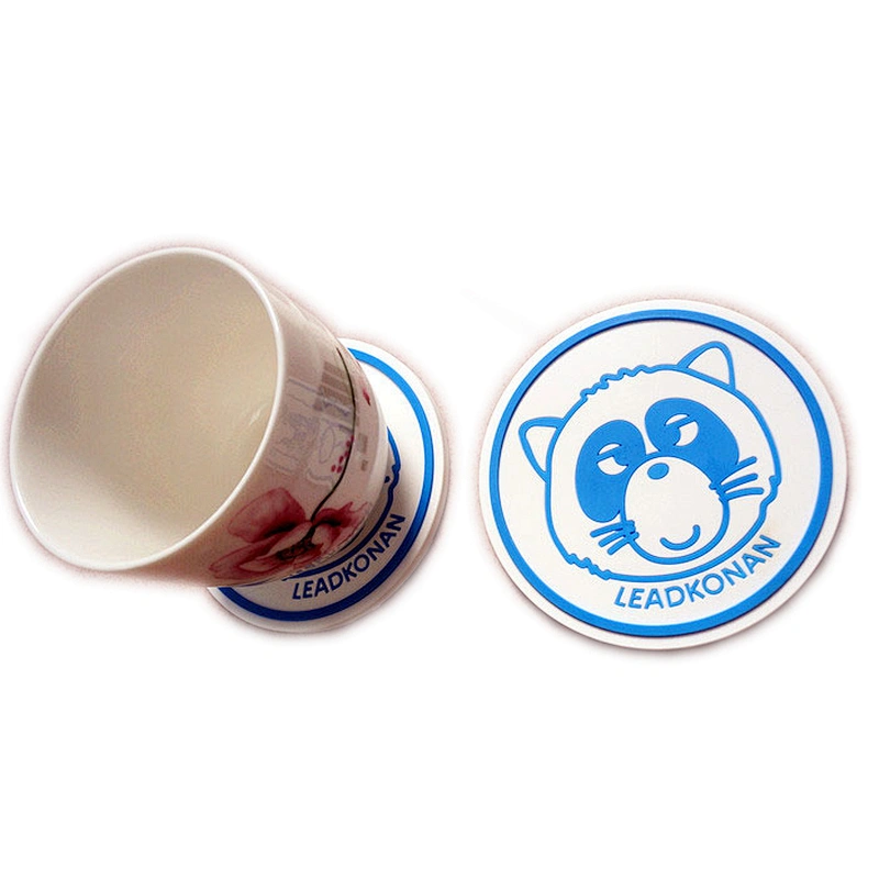 Funny Coasters Pretty Gift PVC Car Coasters for Cup Holders Drinks Absorbent Cute Car Auto Interior