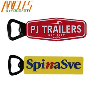 Custom Fashion PVC Cartoon Soft Fridge Magnet Bottle Opener for Creative Drinking Game