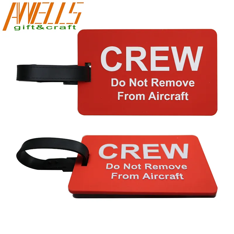 Personalization PVC Luggage Tag Case Label Name Address Phone Number For Attaching to Suitcases Backpacks and Duffle Bags