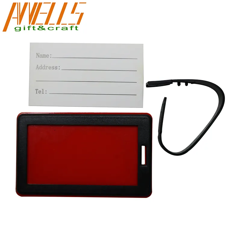 Airline PVC Luggage Tags For Travel Custom Luggage Tag
