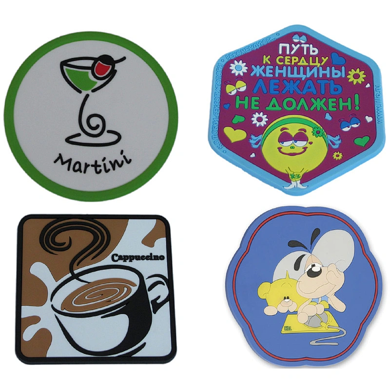 Funny Coasters Pretty Gift PVC Car Coasters for Cup Holders Drinks Absorbent Cute Car Auto Interior