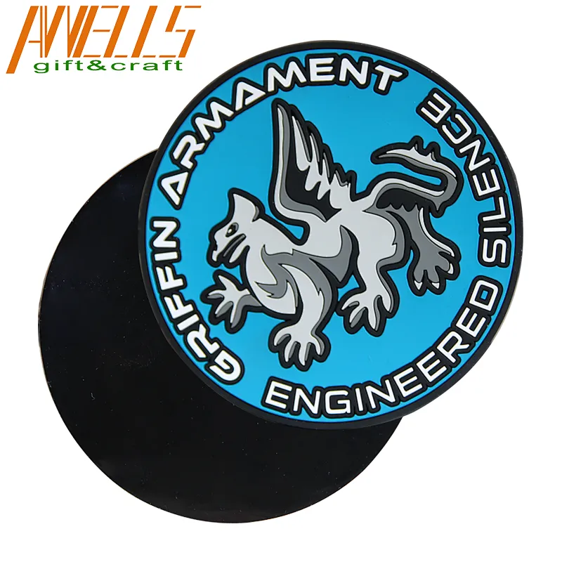 Washable Durable Unbreakable Soft PVC Colorful Designer Coaster Non-Slip Coffee Tea Cup PVC Coaster Silicone Bowl Pad Placemat