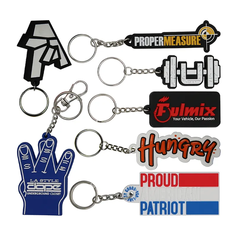 Custom High Quality Hot Sales Custom Soft PVC Make Your Keychain