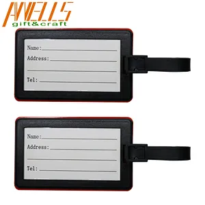 Airline PVC Luggage Tags For Travel Custom Luggage Tag