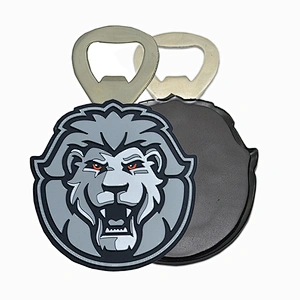 Cartoon Animal Custom Logo Magnetic Soft PVC Rubber Bottle Opener