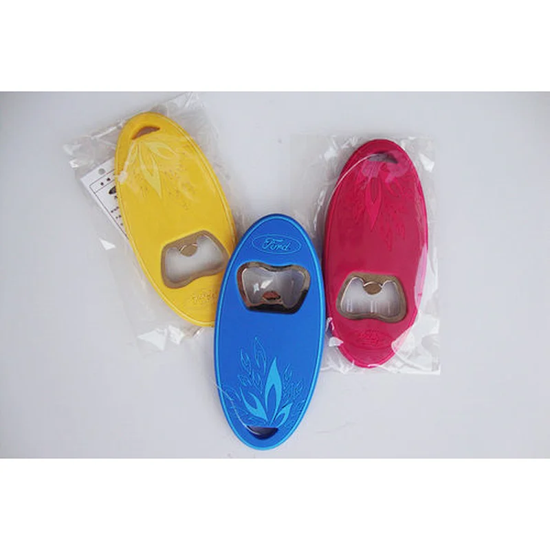 Custom Logo Bottle Opener Stainless Steel Beer Bottle Opener Cute Soft PVC Bottle Opener with Magnet