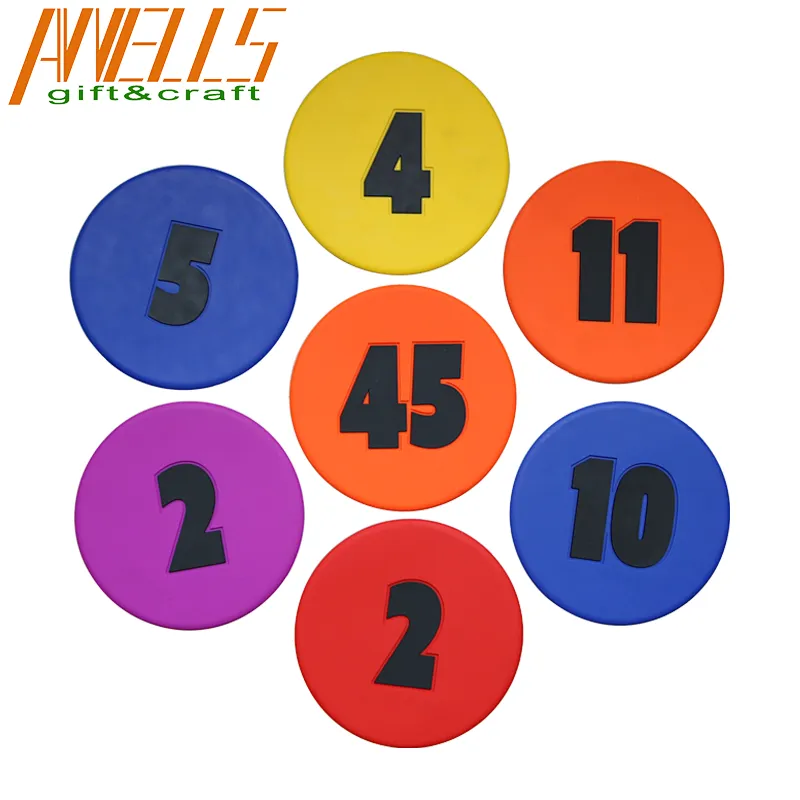 Rubber 3D PVC Coffee Cup Coasters for Drinks Non-Slip Coffee Cup PVC Coaster Home Tea Coaster Anti-Skid Cup Mats for Drinks