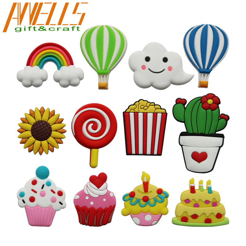 OEM Promotional Gift Cartoon Custom logo Refrigerator Magnet PVC competitive price Rubber 2D 3D Soft PVC Fridge Magnet