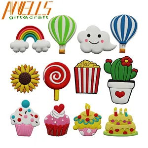 OEM Promotional Gift Cartoon Custom logo Refrigerator Magnet PVC competitive price Rubber 2D 3D Soft PVC Fridge Magnet