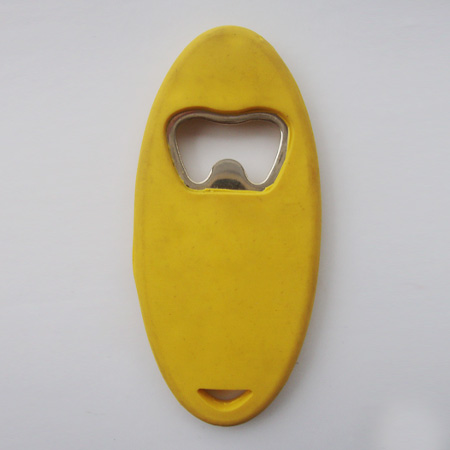 Custom Logo Bottle Opener Stainless Steel Beer Bottle Opener Cute Soft PVC Bottle Opener with Magnet