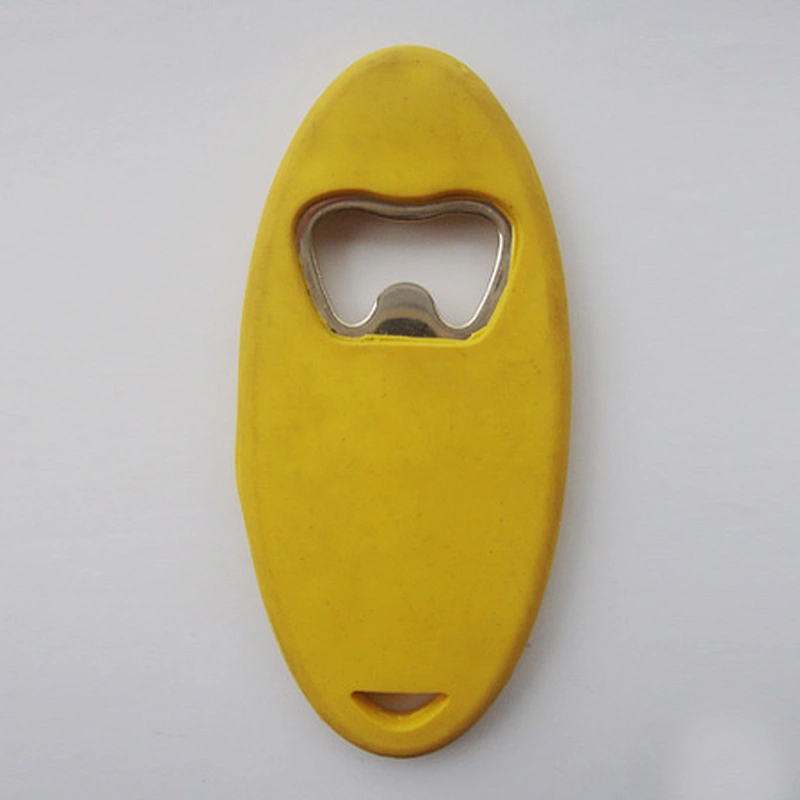 Custom Logo Bottle Opener Stainless Steel Beer Bottle Opener Cute Soft PVC Bottle Opener with Magnet