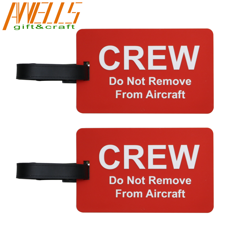 Personalization PVC Luggage Tag Case Label Name Address Phone Number For Attaching to Suitcases Backpacks and Duffle Bags
