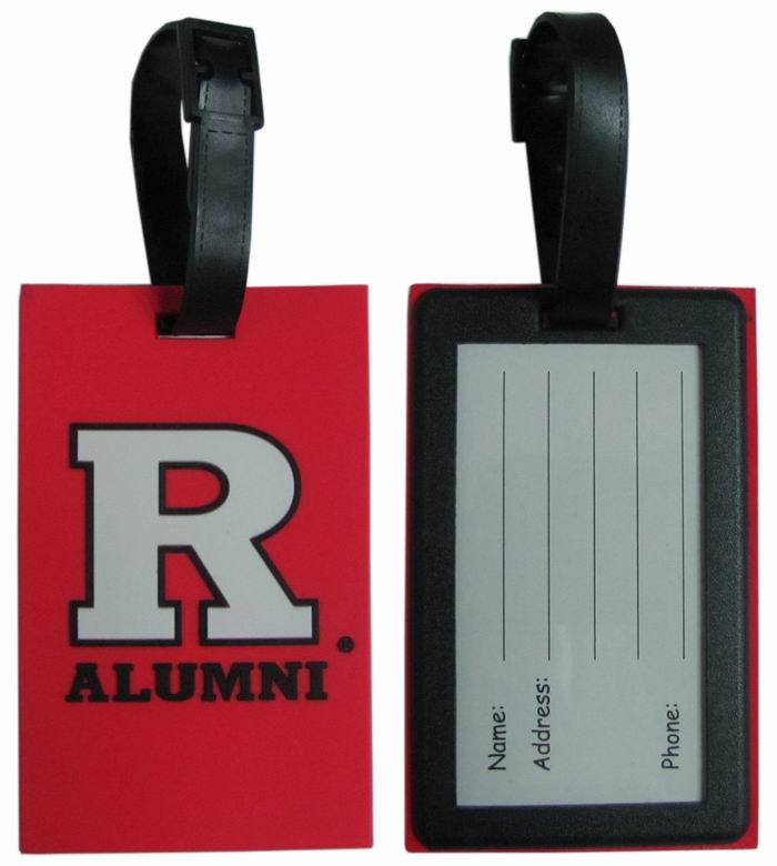 Personalized OEM ODM PVC Rubber PILOT Custom Tag Luggage PVC Rubber Bags Tags