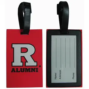 Personalized OEM ODM PVC Rubber PILOT Custom Tag Luggage PVC Rubber Bags Tags