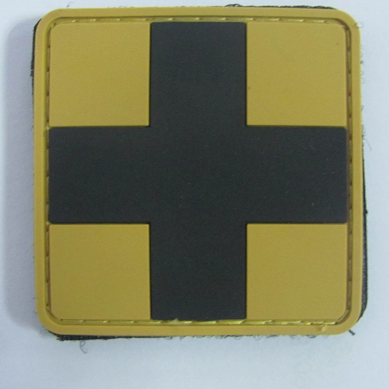 Garment Accessories Custom 3D Embossed Logo Soft PVC Label Rubber Patch