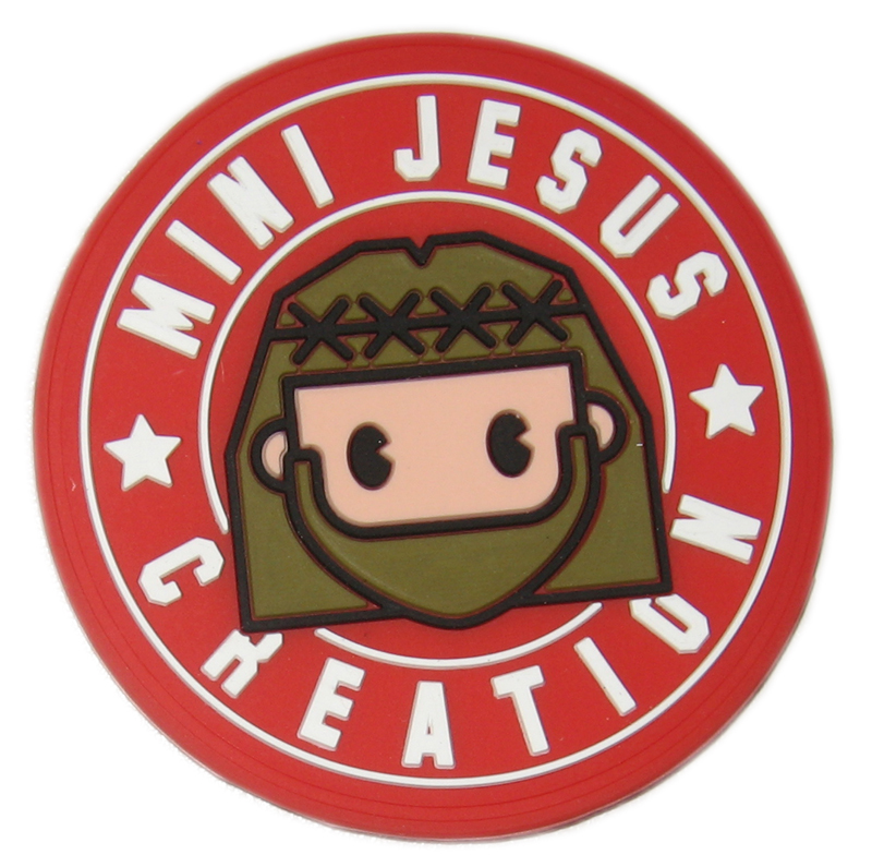 Custom PVC Label Vintage Name Tag Patch Iron on Sew-on for Work Shirt Uniform
