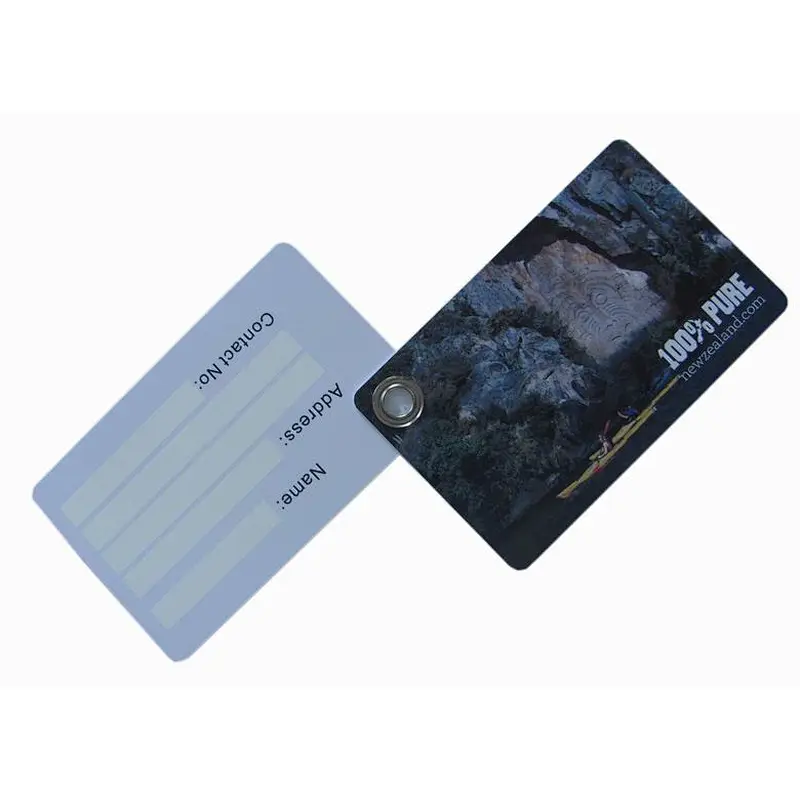 Travelsky Custom Logo High Quality Waterproof PVC Color luggage tags