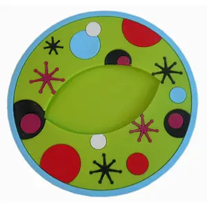 Soft PVC Car Cup Holder Coasters Non-Slip PVC Insert Drink Cup Holder Mat Universal for Car