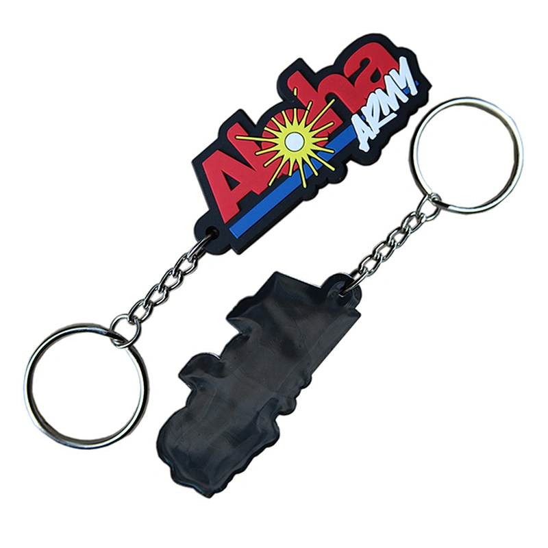 Unique Personality PVC Rubber Keychain