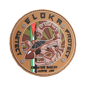 Hook And Loop Custom Tactical Soft PVC Rubber Morale Patch