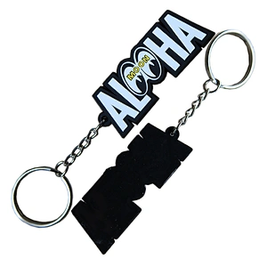 Unique Personality PVC Rubber Keychain
