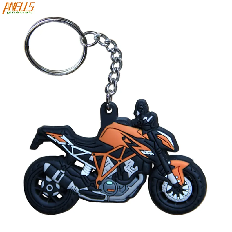 Motorcycle PVC Key Ring