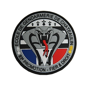 No Minimum Clothes Custom 3D PVC Patch Tactical Morale Soft Silicone Rubber Logo Badge Patches