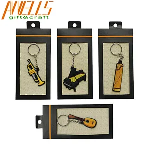 PVC Single-Sided Keychain Collectible Key Ring Bag Novelty Accessory Cartoon Pendant Fans Gift
