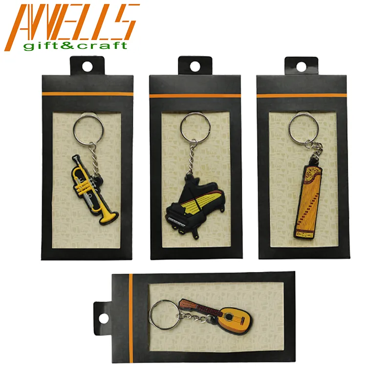 PVC Single-Sided Keychain Collectible Key Ring Bag Novelty Accessory Cartoon Pendant Fans Gift