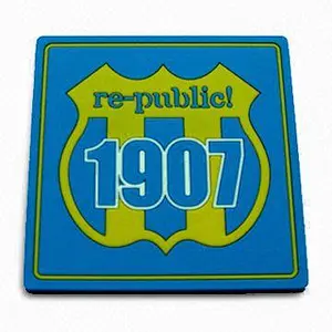 Promotional Custom Custom design Soft 2D PVC Rubber Coaster For Drink