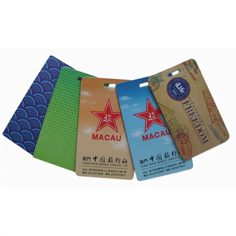China Manufacturer Promotion Cheap Soft PVC Suitcase Travel ID Label Tags Luggage Tag