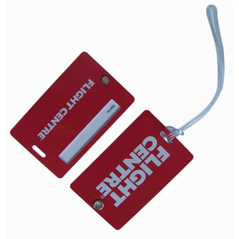 New Style Custom Logo Popular Soft PVC Luggage Tag For Suitcase Bags