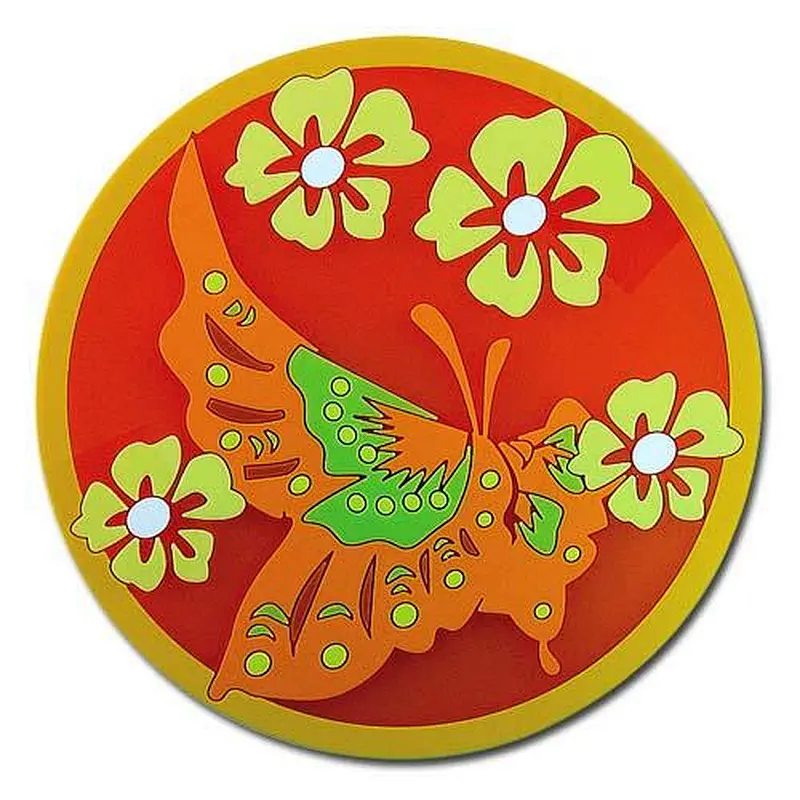 Round Silicone Cup Bar Beer Wine Rubber Coaster For Kitchen Dining Table