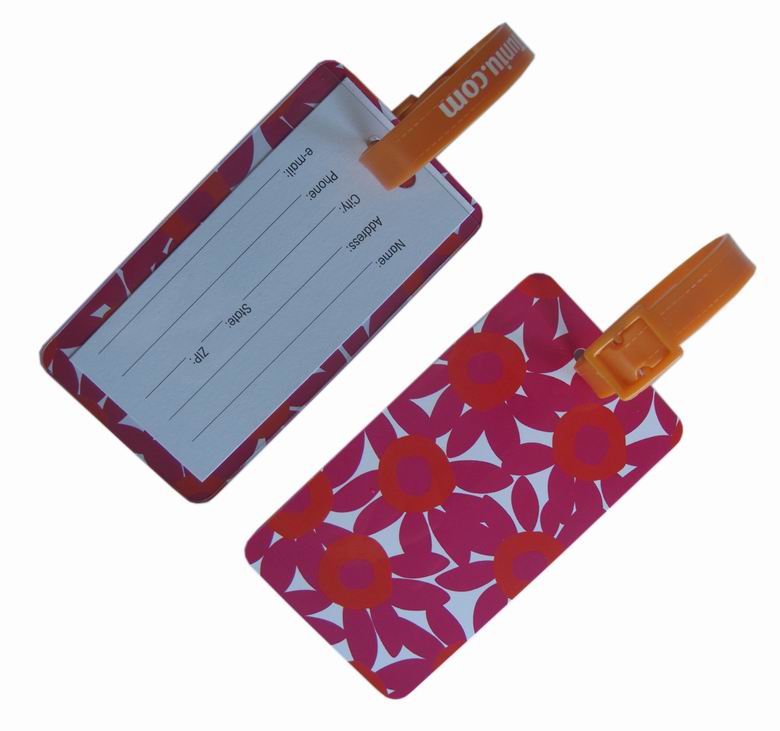 New Style Custom Logo Popular Soft PVC Luggage Tag For Suitcase Bags