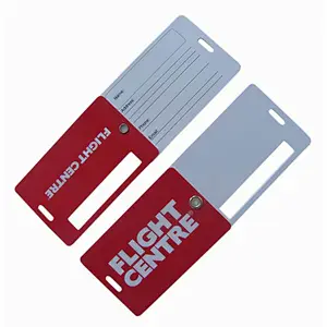 New Style Custom Logo Popular Soft PVC Luggage Tag For Suitcase Bags