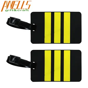 Custom Personality High Quality Silicone PVC Luggage Tag