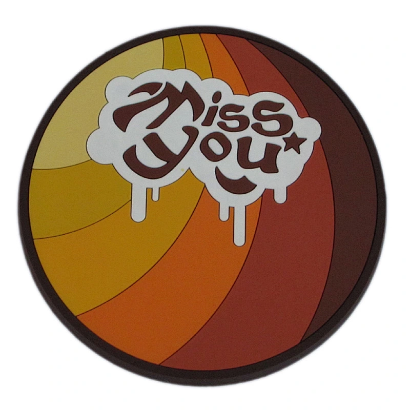 Funny Rubber Coasters For Drinks Printing Custom Logo Cup Mat For Wine Tea Coffee Living Room Kitchen Cute Gifts For Car Dashboard Decorations
