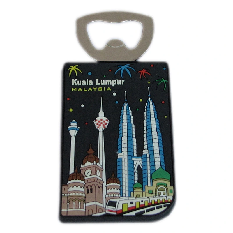 Novelty Brand New Design Cartoon 3D PVC Beer Magnetic Bottle Opener Funky Souvenir Gift