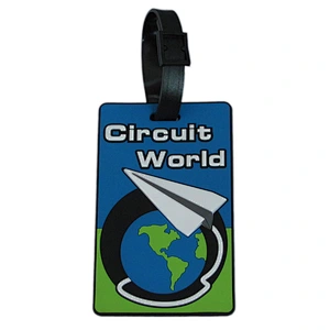 Credit Card Size Custom OEM PVC Luggage Tags