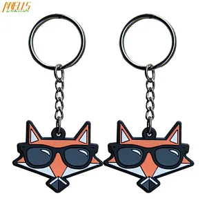 Colorful Design For PVC Keychain Soft Custom Shaped