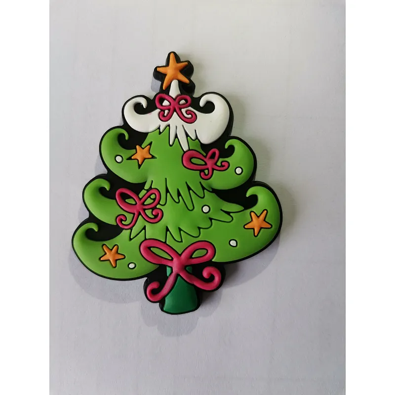 Promotional Gift Cartoon Christmas Soft PVC Fridge Magnet Decoration Cute Rubber Magnetic Refrigerator